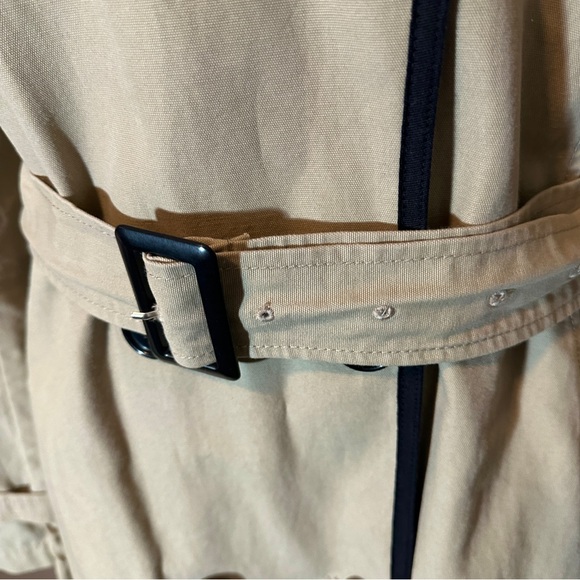 Ann Taylor LOFT Khaki Trench Coat - Picture 2 of 8